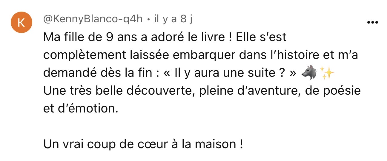 Avis de lecteur sur Vova et le loup